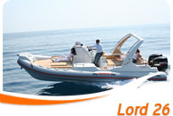 Gommone campeggio nautico